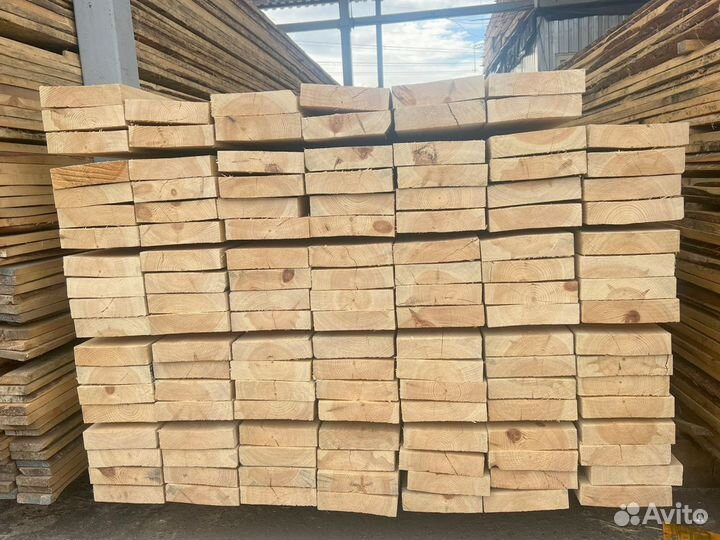 Брус обрезной 100х200х6000мм 1 сорт ГОСТ
