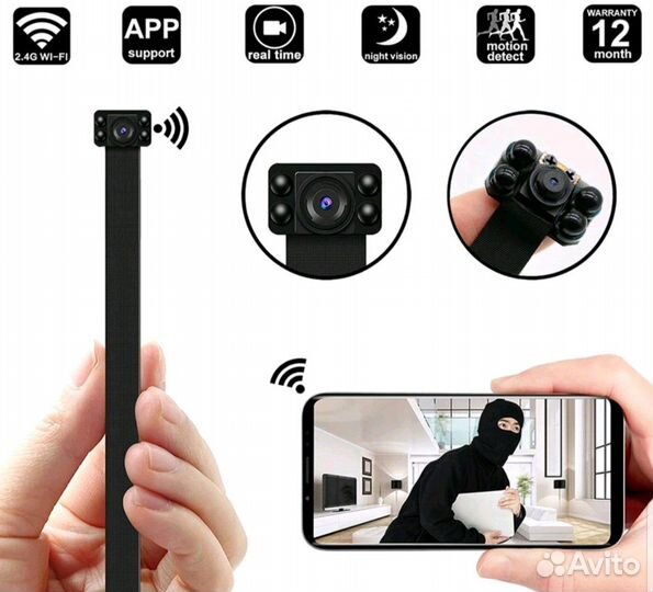 Миникамера Wi-Fi /ip автономная