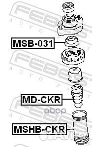 Отбойник амортизатора mitsubishi carisma 95-03