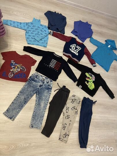 Вещи пакетом на мальчика 98 104