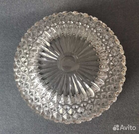 Ваза для фруктов хрустальная СССР