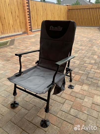 Кресло карповое большое складное с с карманом