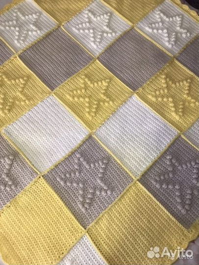 Плед детский «Звездочки» ручная работа