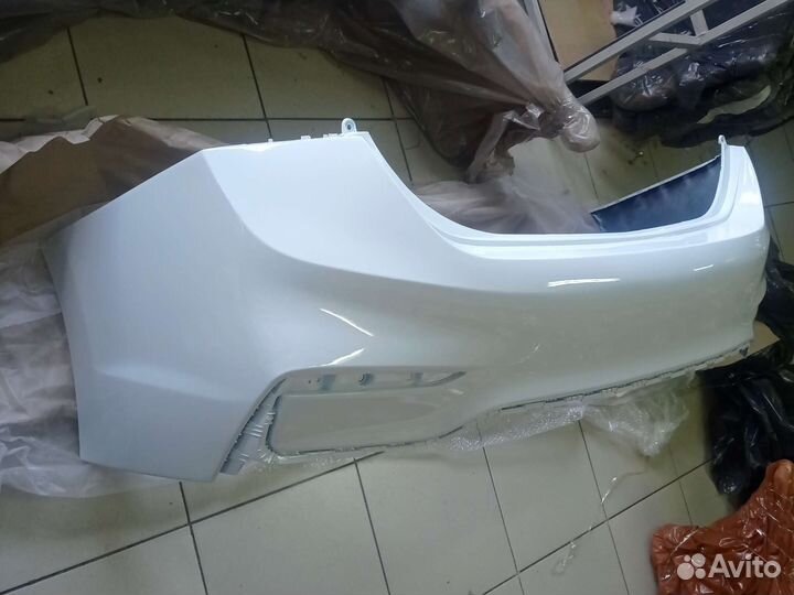 Бампер задний хендай солярис