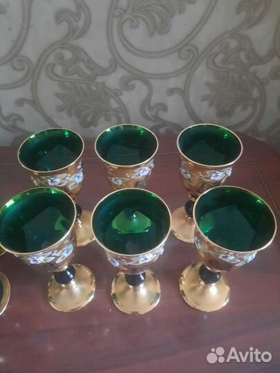 Бокалы/фужеры рюмки комплект Богемия
