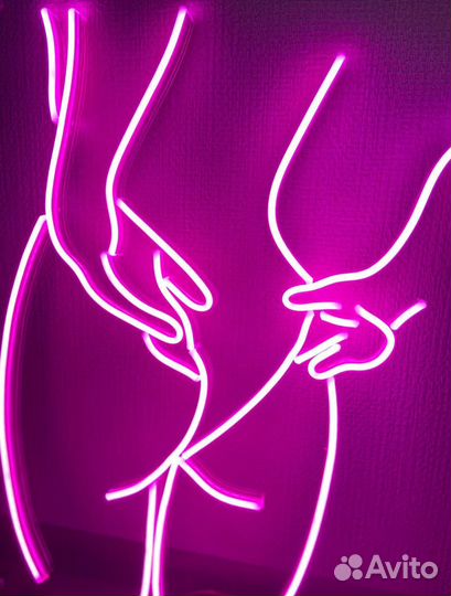 Вывески в салон красоты из гибкого неона 385