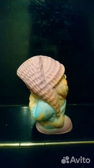 Гном резиновый для купания - пищалка - СССР - 80ые