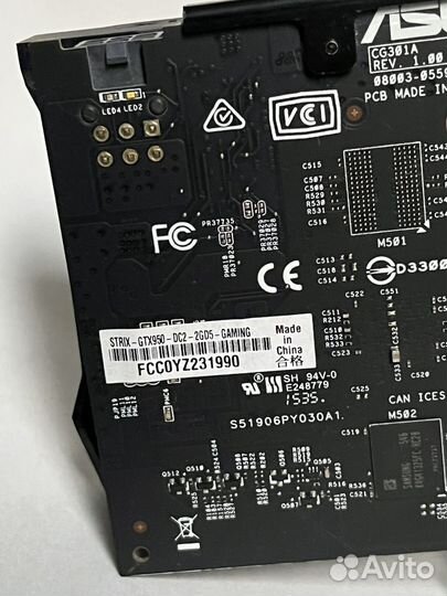 Видеокарта asus gtx 950 2gb