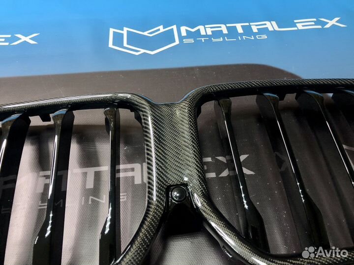 Решетка радиатора BMW X6 G06 Sport, карбон