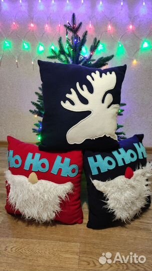 Новогодние подушки