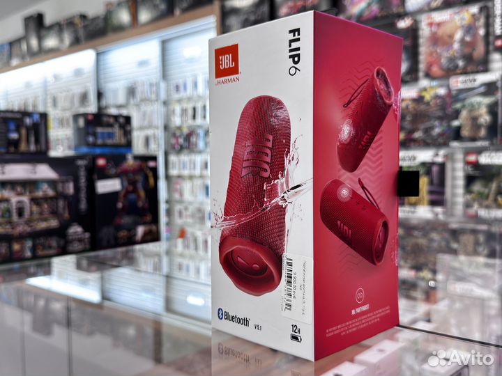 Портативная акустика JBL Flip 6, Red