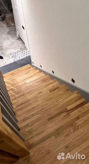 Лестница C забежными ступенями