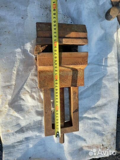 Тиски станочные слесарные СССР