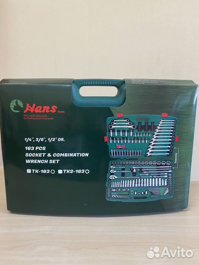 Набор инструментов Hans TK-163, с трещоткой