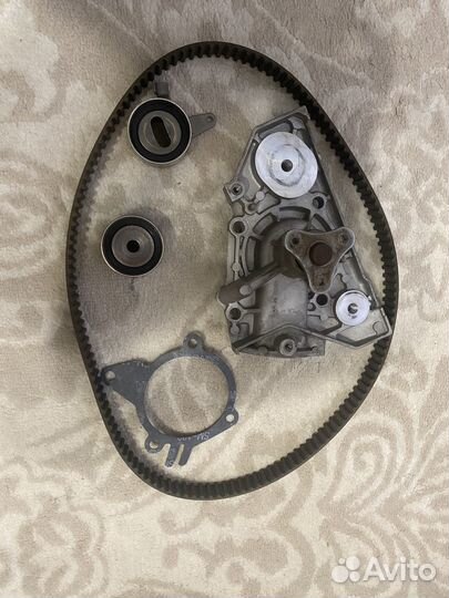 Помпа,ремень грм для kia spectra