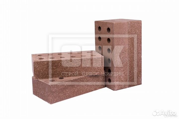 Кирпич облицовочный - Коричневый топаз
