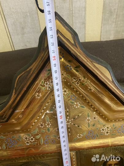 Икона Венчальная пара в киоте