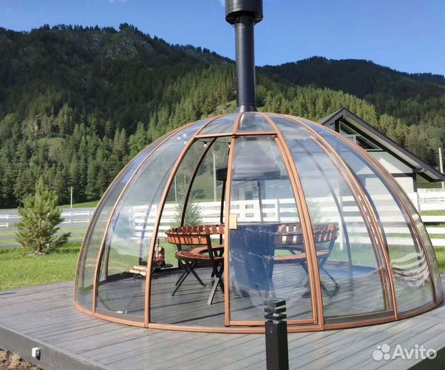 Глэмпинг Стеклянные беседки