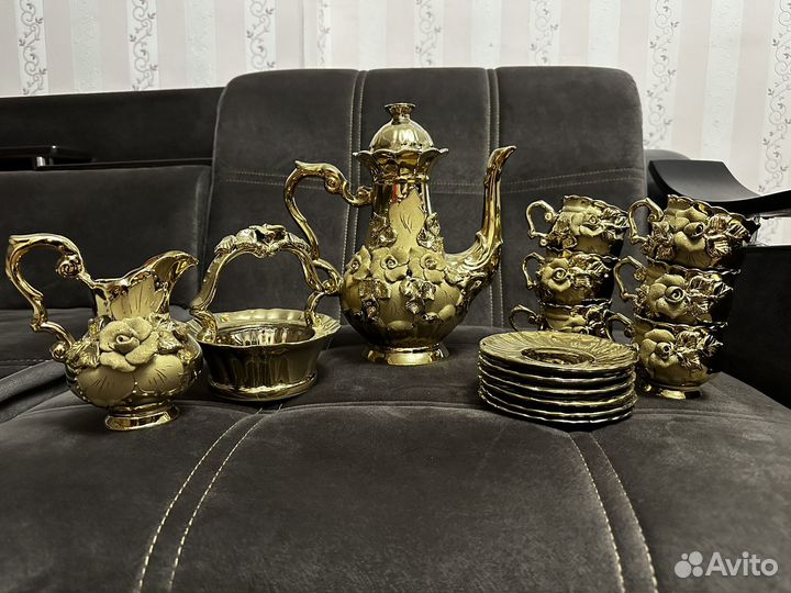 Чайный сервис Золотая Роза