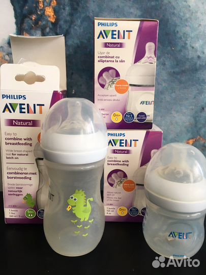 Бутылочки avent