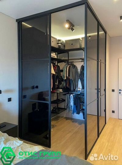 Стеклянные перегородки