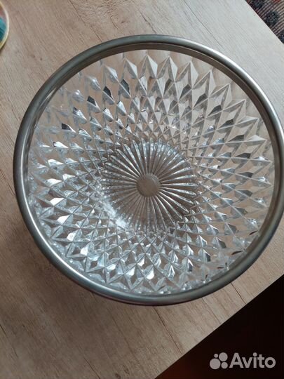 Фруктовница хрусталь СССР