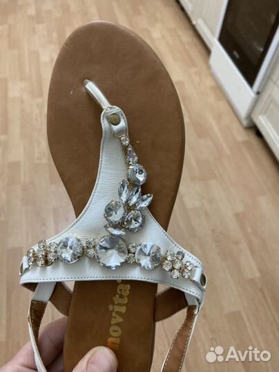 Сандали натуральная кожа 39