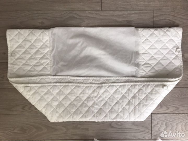 Бортики в кроваку мягкие IKEA LEN лен, цвет белый