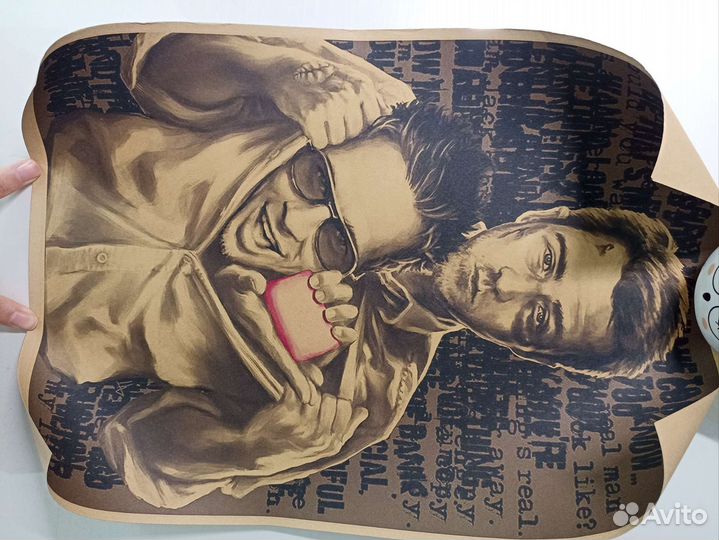 Плакат постер картина Бойцовский клуб