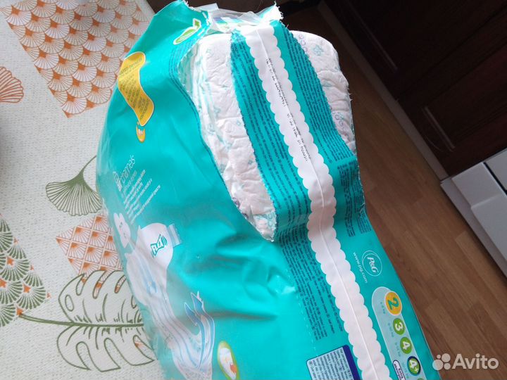 Подгузники pampers new baby-dry 2
