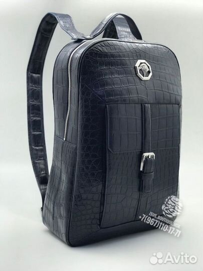 Мужской рюкзак из кожи крокодила Stefano Ricci