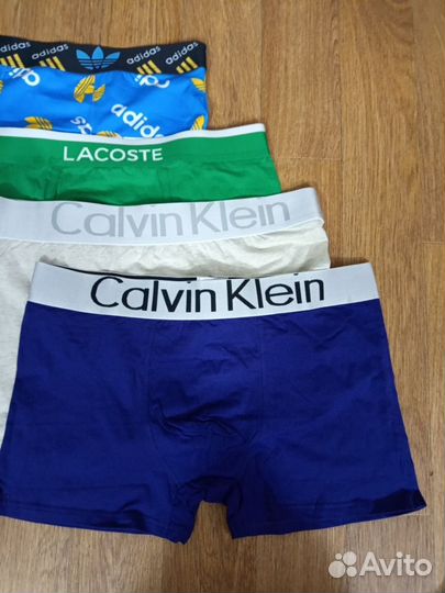 Боксеры мужские Calvin Klein, adidas, Lacoste