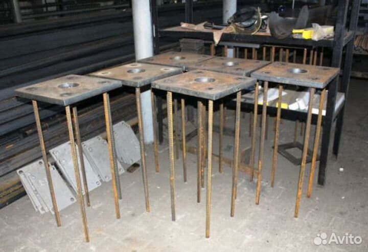 Закладные изделия, металлоконструкции, мангал