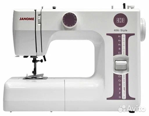 Новая швейная машина Janome 406i Style