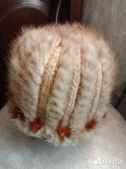 Шапка зимняя меховая женская норка