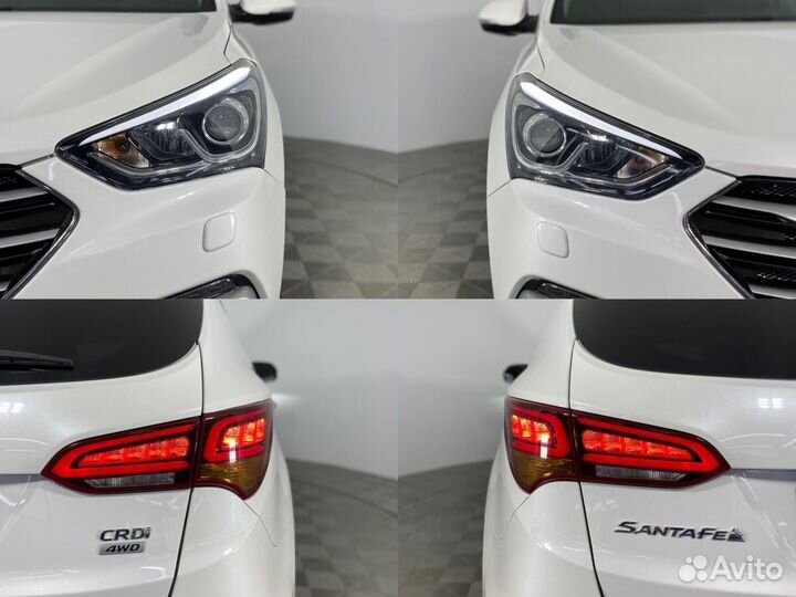 Hyundai Santa Fe 2.2 AT, 2016, 168 466 км