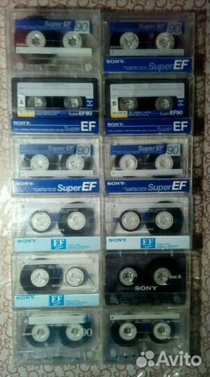 Импортные аудиокассеты с записью