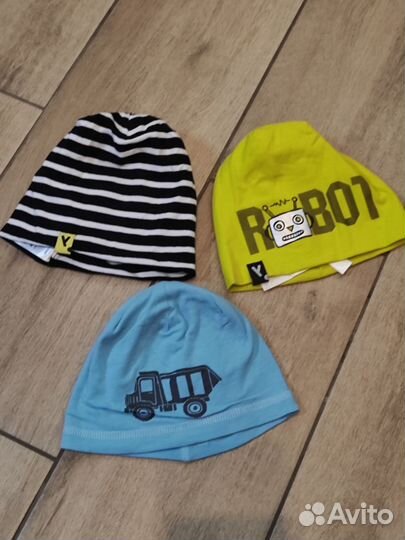 Шапки пакетом от 0-12 мес