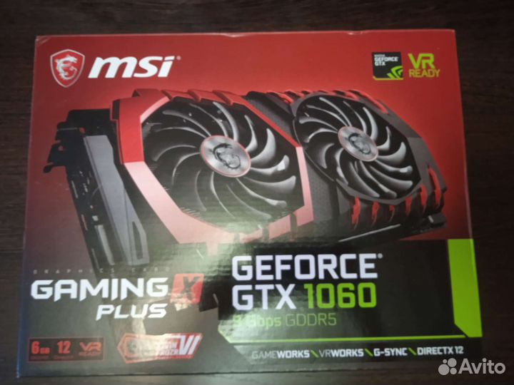 Видеокарта gtx 1060 6gb msi gaming x