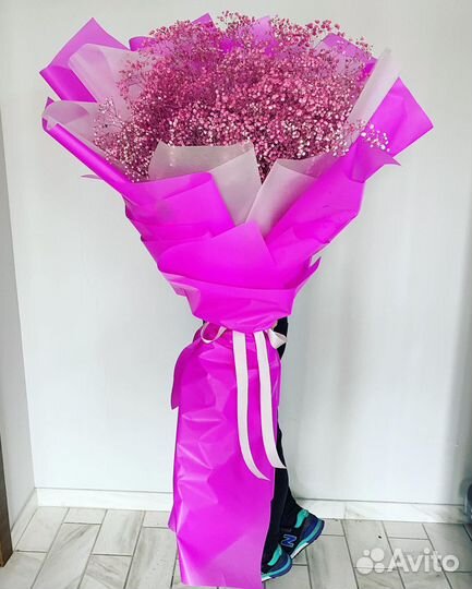 Букеты из Свежей Гипсофилы