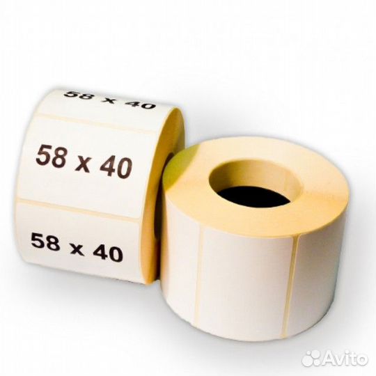 Тэрмоэтикетка для принтеров 58*40/600