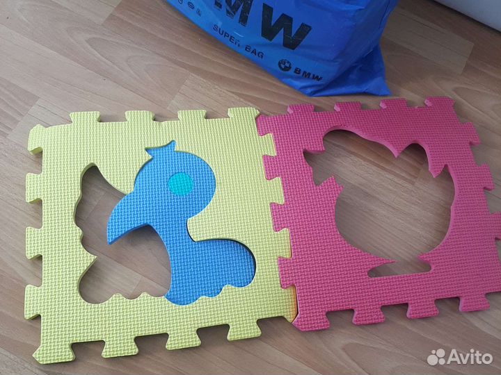 Детский коврик для ползания пазл