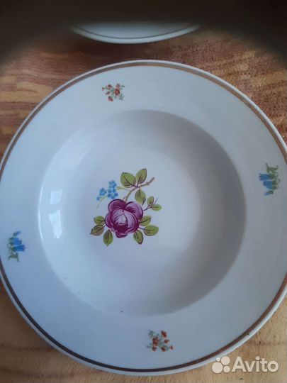 Тарелки Дулево/Песочное СССР глубокие