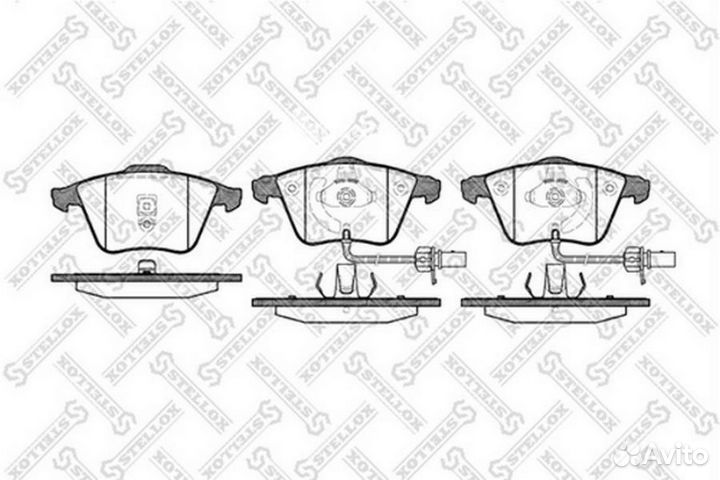 Stellox 975002BSX 975 002B-SX колодки дисковые п