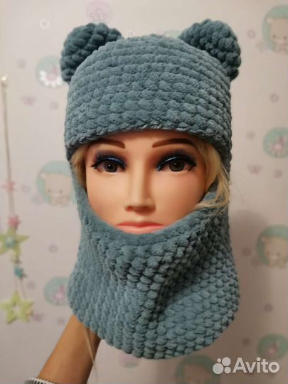 Шапка балаклава детская