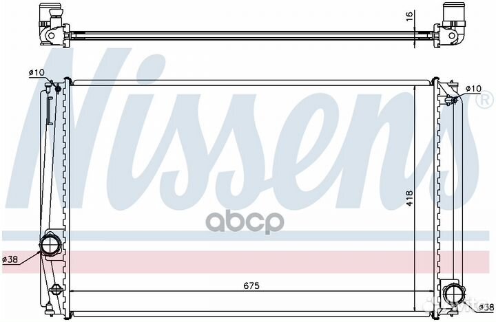 Радиатор системы охлаждения toyota: RAV 4 III