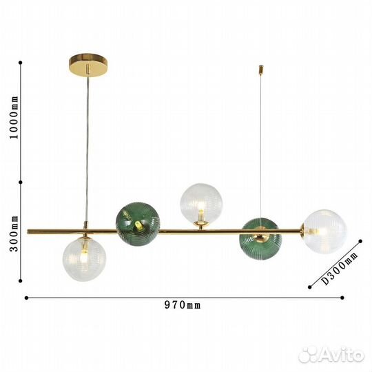 Люстра F-Promo infilato 4035-5P