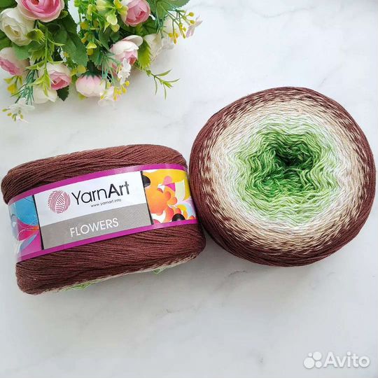 Пряжа YarnArt Flowers
