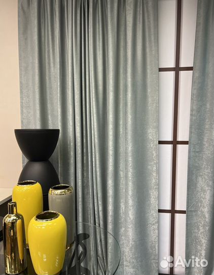 Серые трендовые шторы