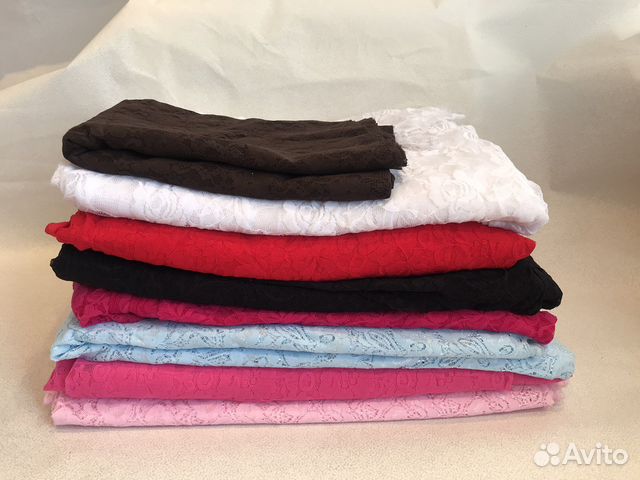 Гипюр стрейч ажурный отрезы